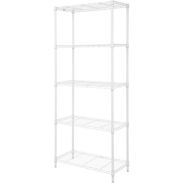 ニトリ　本棚　ラック　ホワイト ニトリ 〔幅44.5×奥行29.5×高さ98cm〕スチールラック LT 3段(WH