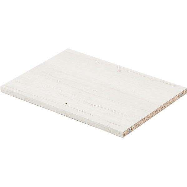 ニトリ　Nクリック　レギュラー3段　ホワイトウォッシュ　追加板3枚付き Nクリック 簡単組立て カラーボックス ボックス レギュラー3段