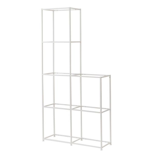 アイリスオーヤマ　スチールラック　ホワイト 白　メタルラック　2台セット　ニトリ アイリスオーヤマ スチールラック ホワイト 白 メタルラック 2台セット