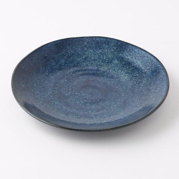 ニトリ（NITORI） 超軽量大皿 カル：エクレ（窯変紺） : ニトリ Yahoo