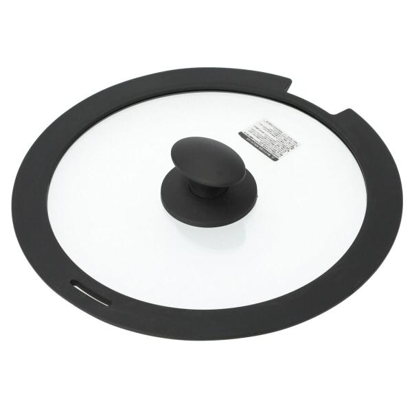 魔力の櫃 1枚 ドラブー産 ニトリ TORERUシリーズ専用 シリコーンふち ガラスふた (26cm