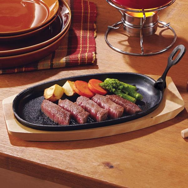 ニトリ（NITORI） 木台・ハンドル付き ステーキ皿 : ニトリ Yahoo!店