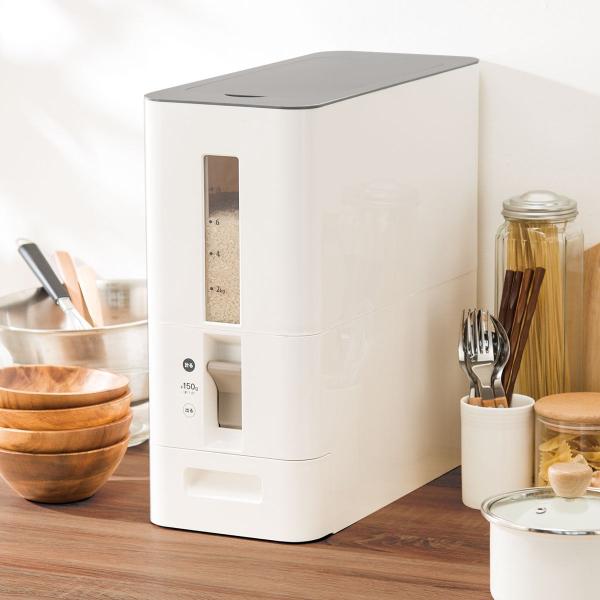 計量米びつ ホワイト Hg 12 ニトリ 玄関先迄納品 1年保証 ニトリ Yahoo 店 通販 Yahoo ショッピング