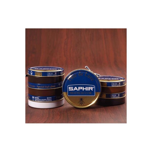 {送料無料｝ＳＡＰＨＩＲ（サフィール）ビーズワックスポリッシュ　５０ｍｌ　レザーケアクリーム　ビジネス革靴　保革ワックス　防水　艶出しwax