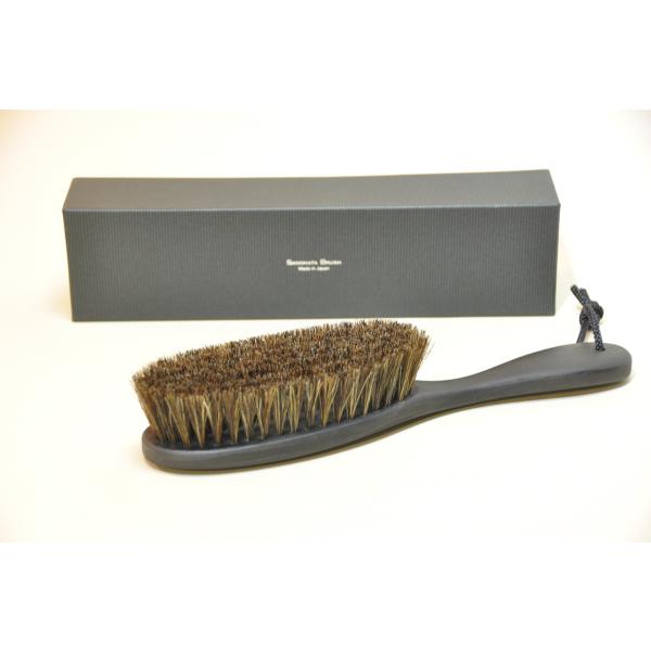 SANOHATA BRUSH さのはたブラシ 洋服用ブラシ　馬毛　ホースブラシ SANOHATA BRUSH さのはたブラシ 洋服用ブラシ 253mmx53mm 馬毛 ホース