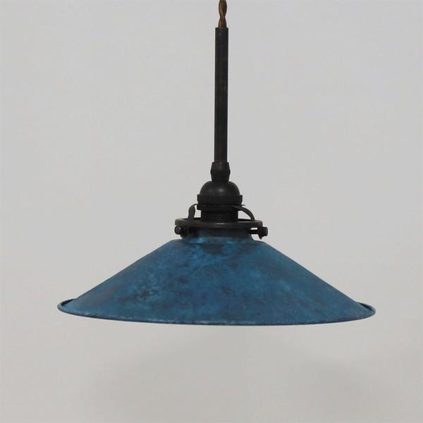 GF-027 KASA 〜KIOKU〜 青（斑紋ガス青銅色・引掛・真鍮黒染