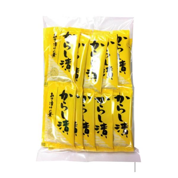 赤穂産の塩と北海道産昆布を使用したからし漬です。ピリッと辛いからしが野菜の味を引き立てます。粉末タイプは液体に比べ日持ちがよく、便利な少量分包タイプなので、お好きなときにお好きな量だけ漬けることが出来ます。●メール便（ネコポス便）OK：1個...