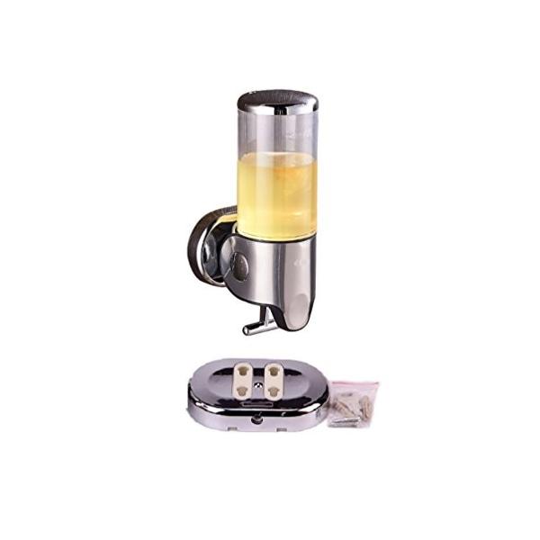 Fuputwo ソープディスペンサー 壁掛け 風呂 おしゃれ ウォールマウントポンプ 500ml キッチン 好評受付中