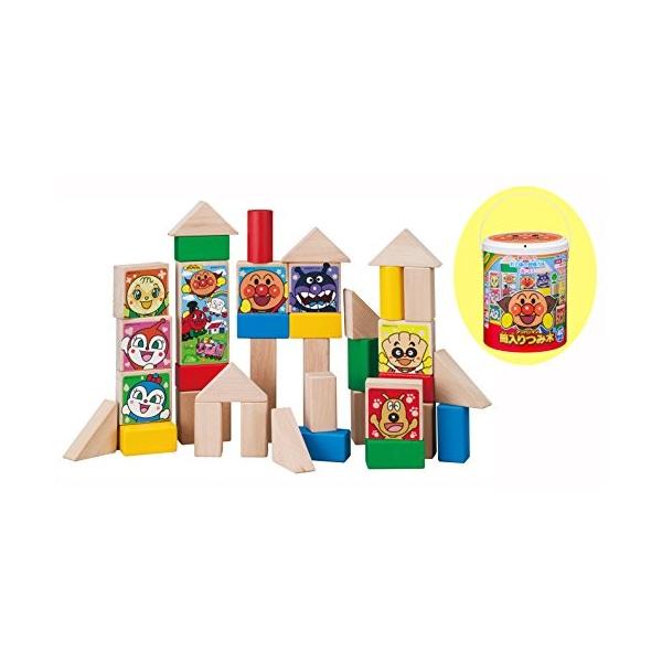 完売 アンパンマン 筒入りつみ木