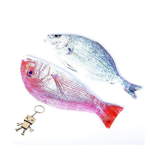 魚の形 ペンケース 化粧ポーチ アクセサリーケース 筆箱 小物入れ おもしろ お魚 グッズ2
