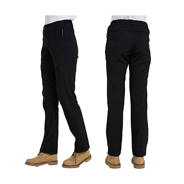Flygaga 防寒パンツ レディース 登山ズボン ソフトシェルパンツ 裏起毛パンツ クライ 長ズボン 早割クーポン アウトドアパンツ