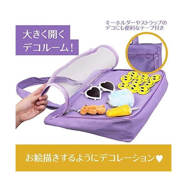 Cawkay 痛バッグ トートバッグ 透明 ビニール 見せバッグ おたく 痛いバッグ バック デイバック 春の新作続々 かばん 痛バ 缶