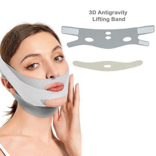 忙しい毎日の中でもながら時間 隙間時間を活用して手軽に使える小顔ベルト顔のゆがみを補正し、むくみやたるみを引き上げる効果が期待できます。2本のバンドでフェイスラインをしっかりとサポートし、顔やせ効果も促進します。また、二重あごやほうれい線の...