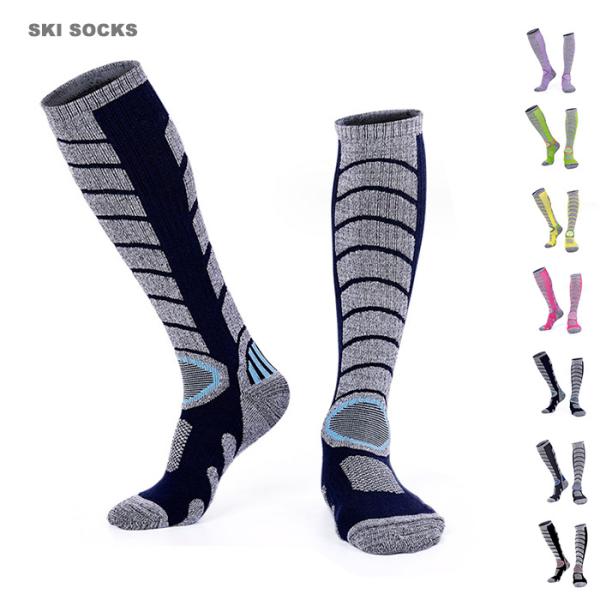 寒い季節のスポーツに厚手ハイソックス快適性と機能性を兼ね備えたウィンタースポーツや冬のレジャーを楽しむ為の靴下です。汗を吸収・蒸散し、体の快適な湿度を保持し保温効果と体温調節機能を兼ね備えたサーモライトの快適素材靴下優れたフィット感で足の負...