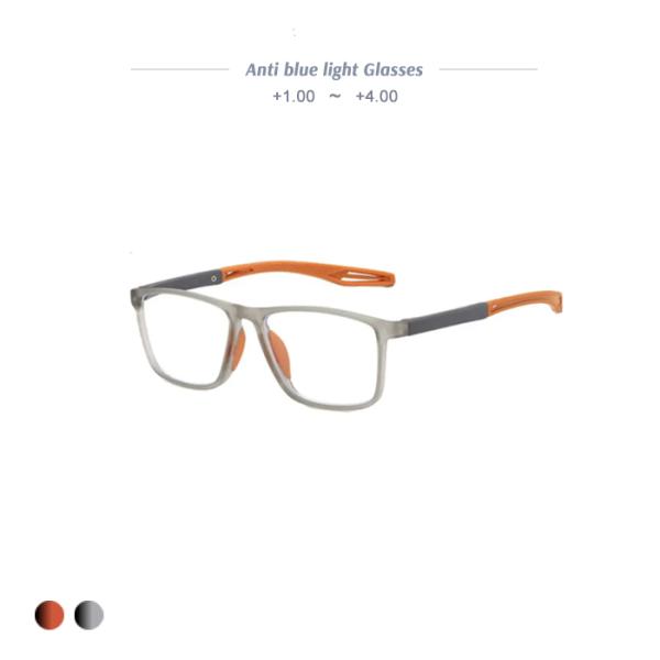 軽くて丈夫、スタイリッシュなブルーライトカット老眼鏡。スポーツからリラックスタイムまで、どんなシーンにも快適に使える1本です。弾力性のあるTR90素材のフルリムフレームは、軽量ながら衝撃に強く、長時間かけても耳や鼻が痛くなりにくい設計。防滑...
