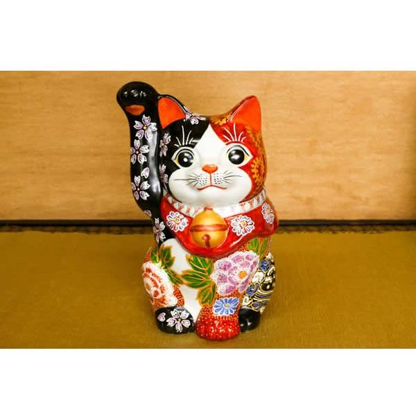 お歳暮 内祝い お返し 伝統工芸 九谷焼 8号 招猫 赤黒華盛 右手 縁起物 開店祝い 新築祝い 退院祝い お見舞い 贈り物 ギフト Op 235 ギフト専門店 生活クラフトにわ 通販 Yahoo ショッピング
