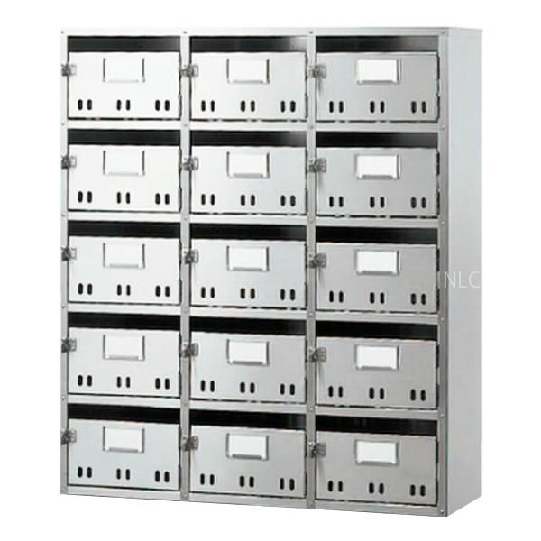 神栄ホームクリエイト 集合ポスト 集合郵便受箱 Sk 115h 5段3列 15戸用 厚み300mm Mz Sk 115h にわのライフコア 通販 Yahoo ショッピング