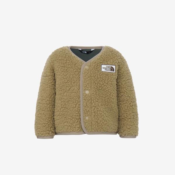 ノースフェイス ベビー カドル フリース カーディガン 防寒 暖か 可愛い クラシックカーキ NAB72401 90サイズ THE NORTH FACE 25秋冬
