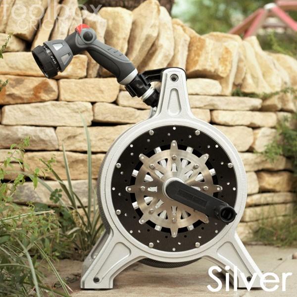 ホースリール Cosmo 6d オリジナル デザイン おしゃれ 高品質 ガーデニング 散水 水まき 水やり 洗車 ｍ 日本製 散水ホース 新築祝い のし対応 Hosereel Cosmo 6d 庭道具屋toolbox 通販 Yahoo ショッピング