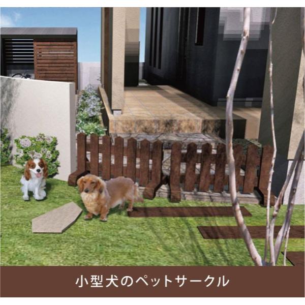ペットフェンス90cm Diy 工具 ペットケージ グレー ペット 3個 木製 ミニ ピケットフェンス フェンス ペットサークル ペットケージ ペット 犬 木製 柵 庭 小型犬フェンス Org 108 庭雑貨ドットコム