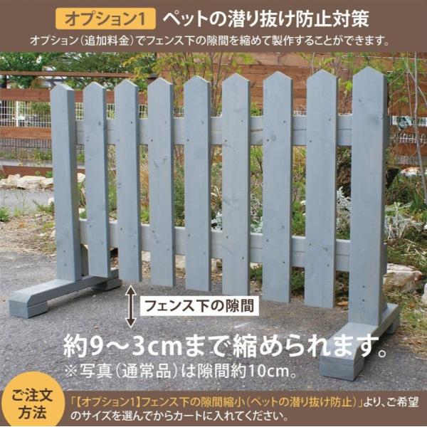 ２個セット Org 48 庭雑貨ドットコム ２個セット フェンス 外壁 木製ピケットフェンス 住宅設備 幅1cm グレー