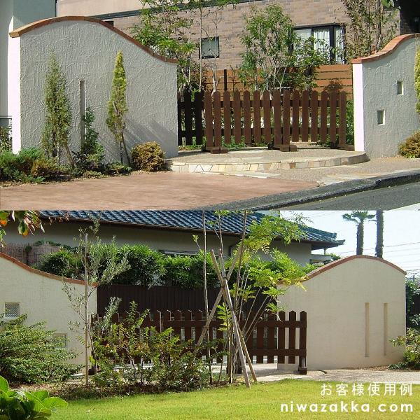木製ピケットフェンス ウッドフェンス 幅150cm 幅150cm Org 49 庭雑貨ドットコム ２個セット グレー ２個セット