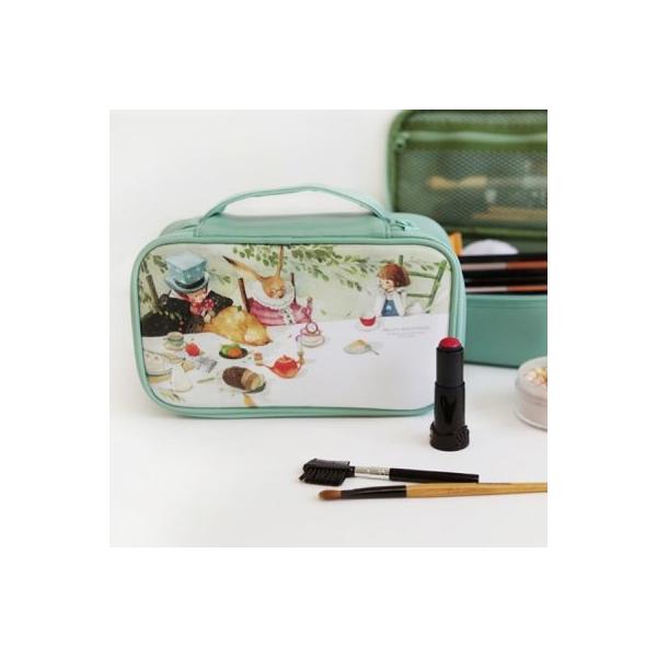イラスト 化粧ポーチ ｌ ふしぎの国のアリス コスメポーチ ミント Buyee 日本代购平台 产品购物网站大全 Buyee一站式代购 Bot Online