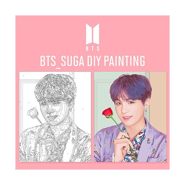 セール特価 韓国 絵画キット I Love Painting D I Y キャラクターを描く 40cm 50cm Bts 防弾少年団 Suga 肖像画 Bts Diy Painting 塗り絵 Btsclbook Suga にゃんたろうず Niyanta Rose 通販 Yahoo ショッピング