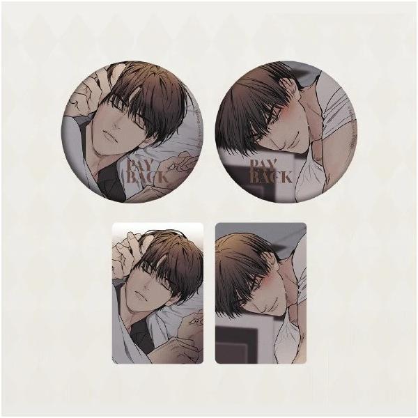 中国 コミック グッズ『PAYBACK 缶バッジセット』公式グッズ