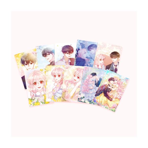 韓国 コミック グッズ『悪党大公様の可愛い妹 ハガキセット』公式グッズ