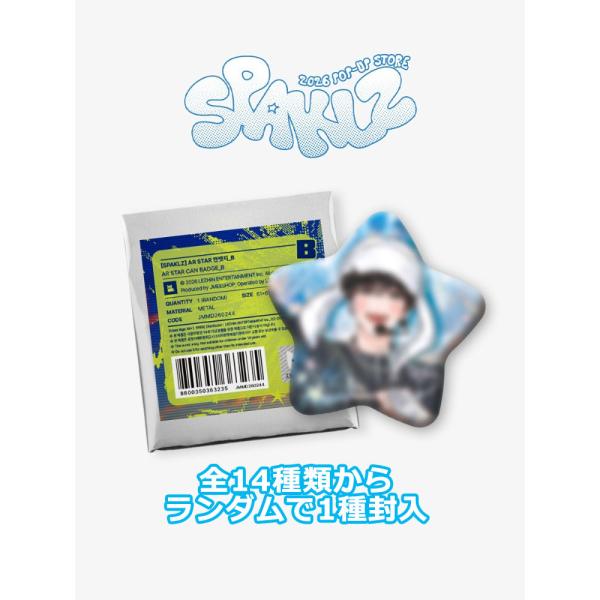 韓国 コミック グッズ『SPAKLZ AR STAR 缶バッジ B (MEMBER ver