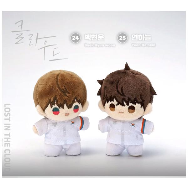 韓国 コミック グッズ『[チームレジン] 心の奥を覗かせて Lost In The Cloud クラウド とっても小さなカワイイの 人形（2種類から選択）ポシレギ』