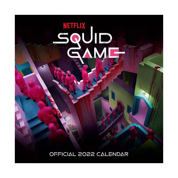 韓国ドラマグッズ Netflix 「イカゲーム Squid Game」 2022 壁掛け カレンダー [限定版] （海外版）