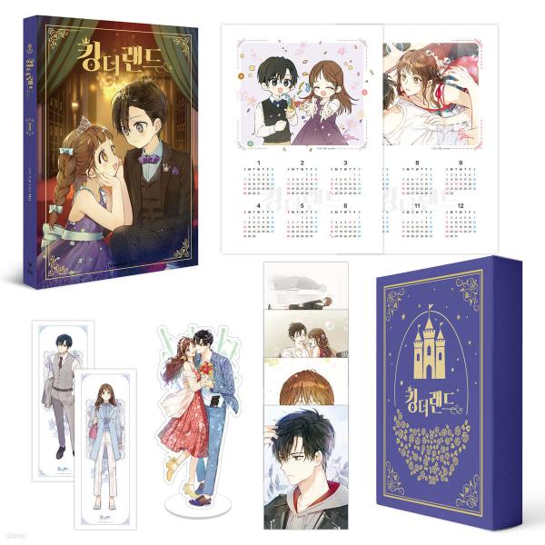 【限定版】韓国語 まんが『キング・ザ・ランド 2 King the Land（完結）』著：spoon (アクスタ+ミニポスターカレンダー＋はがき＋しおり）