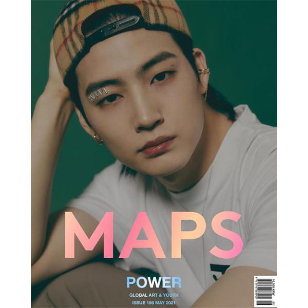 【262円均一】ファン必見★お宝★セール品 韓国 雑誌 MAPS（マップス） 2021年 5月号 (GOT7のJAY B表紙選択) (Aタイプ)