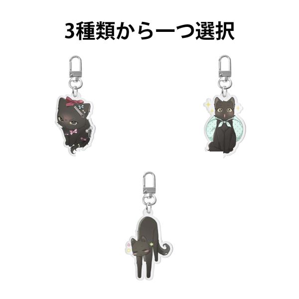 （予約9月韓国発売予定）韓国 コミック グッズ『にゃんこセラピー〜泥棒猫とドキドキ同棲ライフ〜 アクリルキーリング（3種類から一つ選択）』公式グッズ