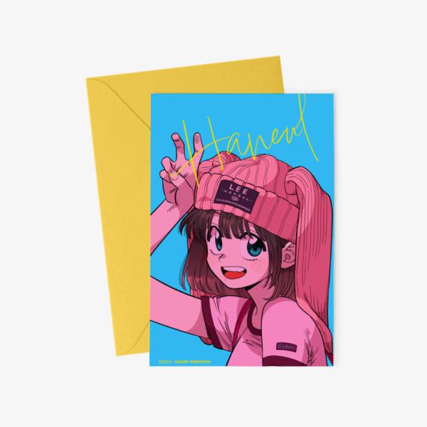 韓国 コミック グッズ『幼馴染コンプレックス ハヌル 名前 はがきセット』公式グッズ