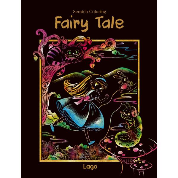 スクラッチブック 大人の塗り絵 フェアリーテイル 韓国輸入版