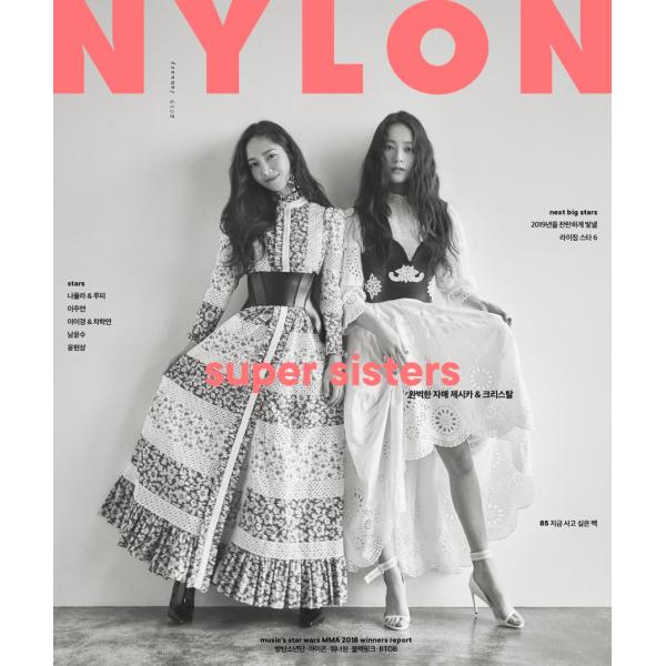 韓国 女性 雑誌 NYLON（ナイロン） 2019年 1月号 (ジェシカ＆クリスタル表紙/nafla＆Loopy、イ・イギョン＆チャ・ハクヨン記事)