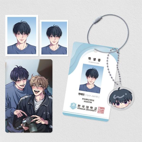 韓国 コミック グッズ『否定的な恋愛 ジェミン IDカード キーリング パッケージ』公式グッズ