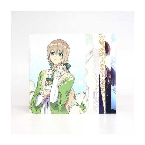 商品情報人気ウェブまんが『緑陰の冠』はがき6種セット■大きさ：A6（105*148mm）■素　材：紙（スノージー300g）後加工：前面無光コーティング■製造社：SOONE Contents■製造国：韓国