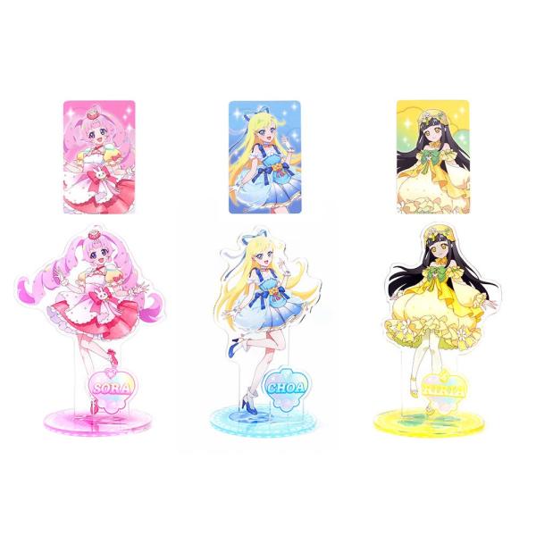 韓国 コミック グッズ『ひみつのアイプリ しあわせアクリルスタンド+贈呈フォトカード（3種類から一つ選択）』公式グッズ