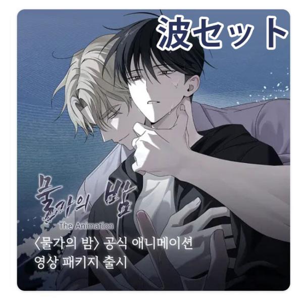 （再購入ページ）韓国 コミック グッズ『水辺の夜 波セット』公式グッズ