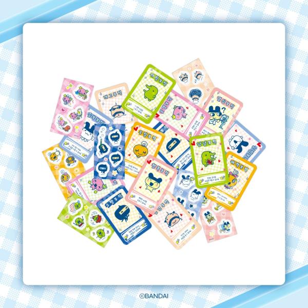 人気ゲーム『たまごっち』ラッキーたまごっちSET（ランダム）韓国 公式グッズ■ 構　成：幸運お守りフォトカード2種+ステッカー1種（全7種中ランダム）■ 原産国：韓国■ サイズ：画像参照■ 製造社：Toonique