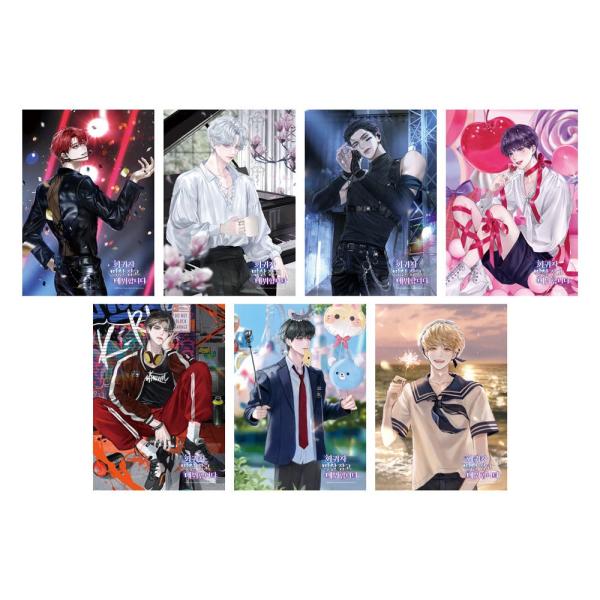 韓国 コミック グッズ『回帰者の胸ぐらを掴んでデビューします A3クリアポスター（7種類から一つ選択）』公式グッズ