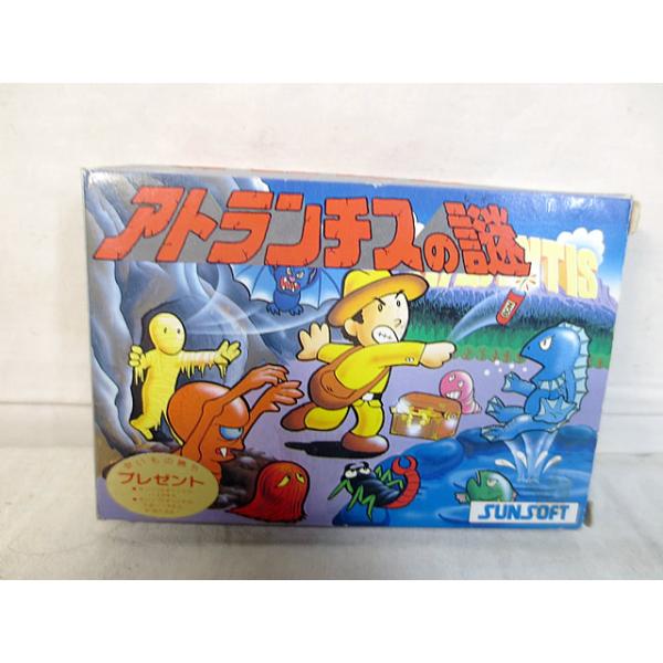 美品 サンソフト FC ファミコン ファミコン アトランチスの謎