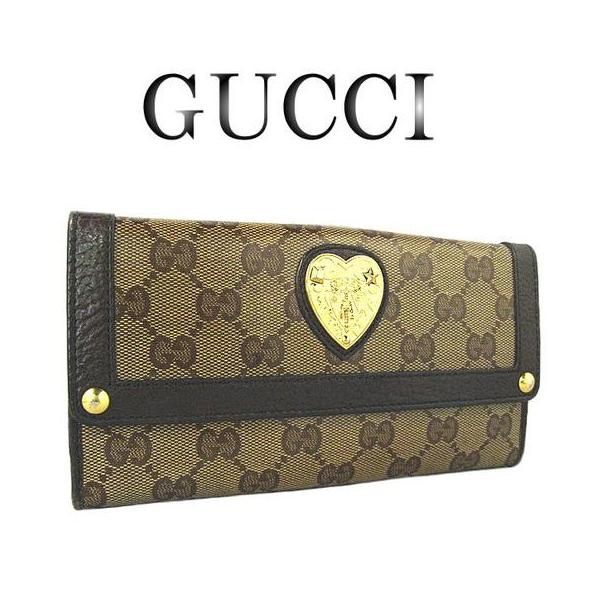 GG GUCCI グッチ GG柄 ハート Wホック長財布 : 虹屋 - 通販 - Yahoo