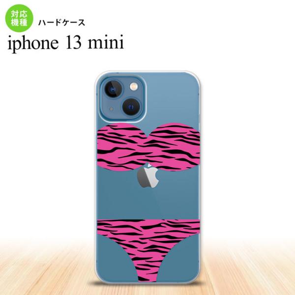 iPhone13mini iPhone13 mini ケース ハードケース 虎柄パンツ ピンク  nk-i13m-570