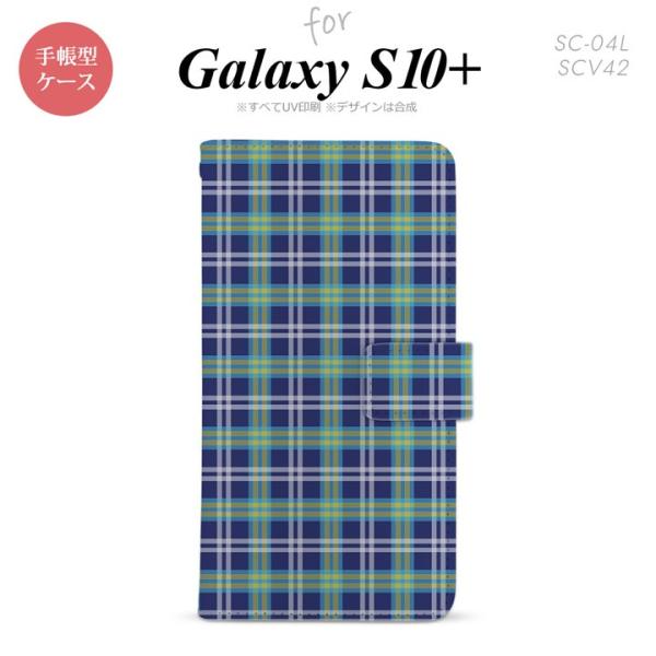 SC-04L SCV42 Galaxy S10+ 蒠^X}zP[X Jo[ `FbN   nk-004s-s10p-dr438