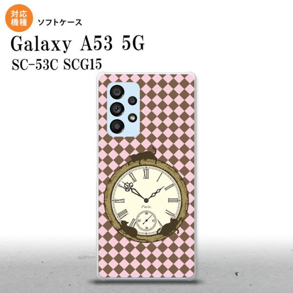 SC-53C SCG015 Galaxy A53 5G X}zP[X wʃP[X\tgP[X v `FbN sN  nk-a53-tp1221